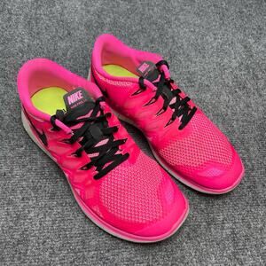 Nike Free 5.0 Womens Running Shoes Size 8.5 Hot Pink 642199-603